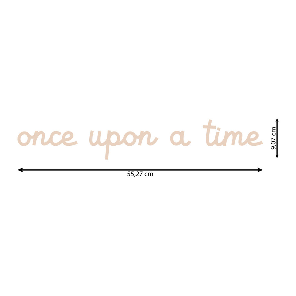 Scritta in Legno Once Upon a Time - Decochic