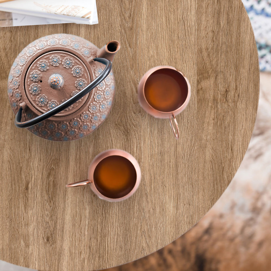 Carta Adesiva Per Mobili Effetto Legno Verde - 40cm X 2m Vinile Rimovibile