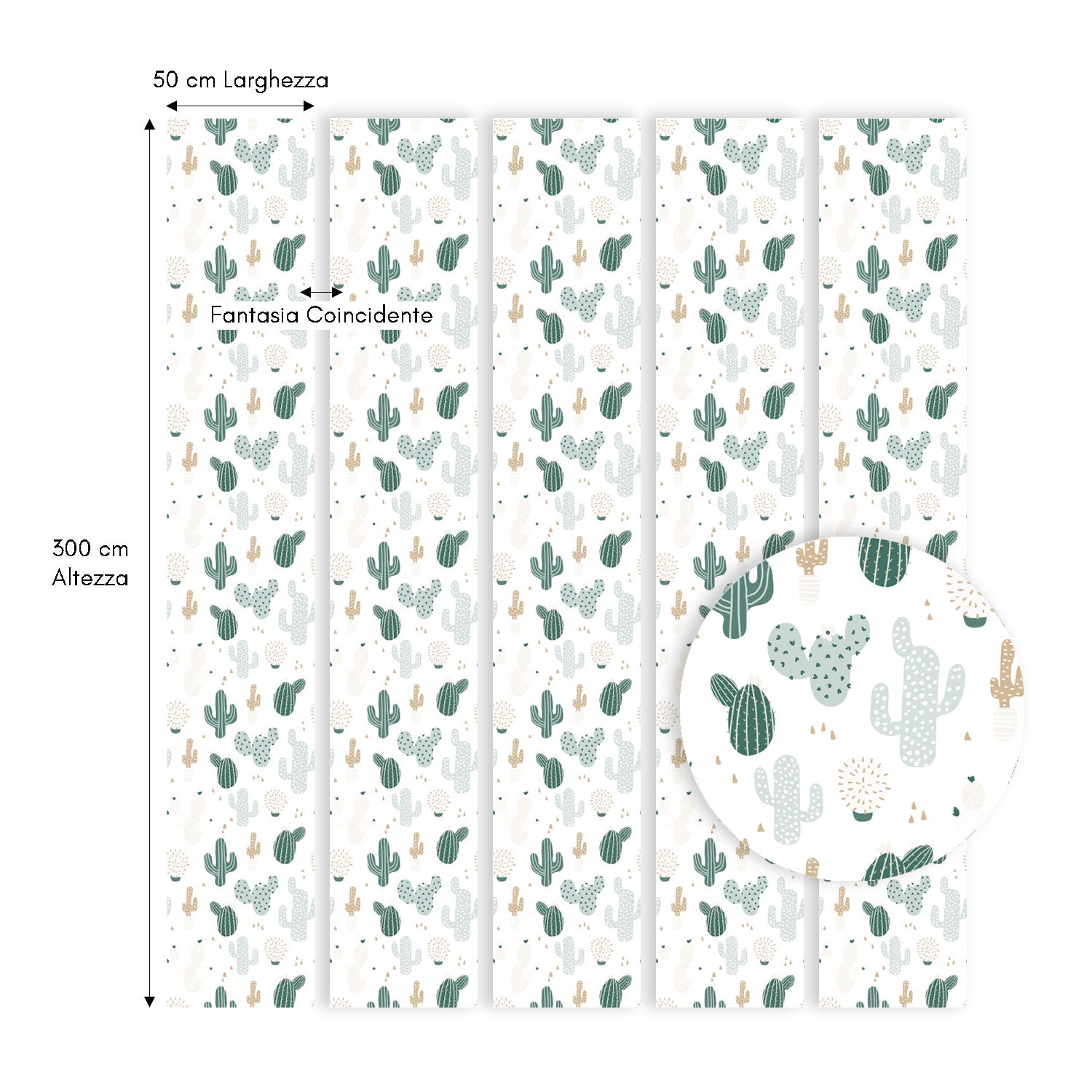 100 Tovaglioli Di Carta Ecologici 2 Strati 33x33 Cm – Decorazione Feste Con Tema Cactus Verde, Ideali Per Crafting E Uso Quotidiano