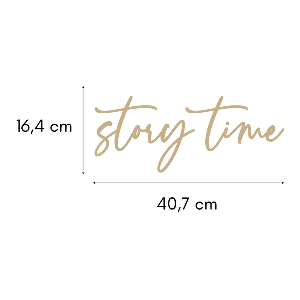 Scritta Story Time in Legno - Più Font Disponibili - Decochic