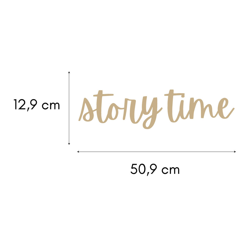 Scritta Story Time in Legno - Più Font Disponibili - Decochic