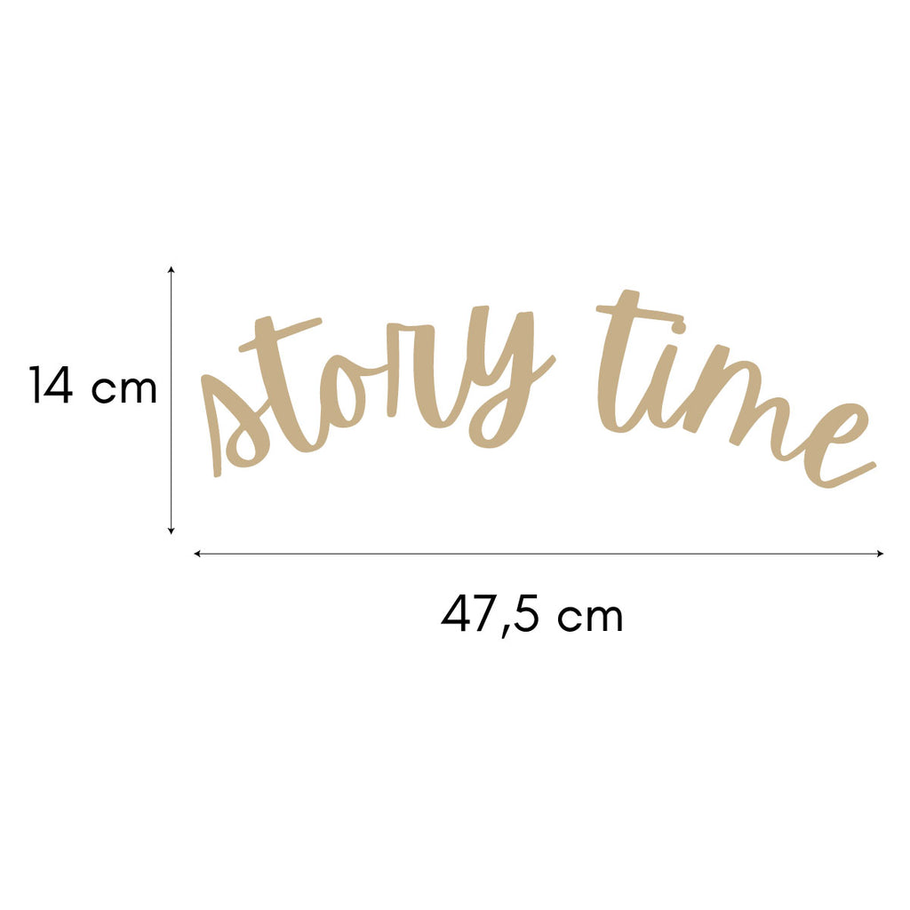 Scritta Story Time in Legno - Più Font Disponibili - Decochic