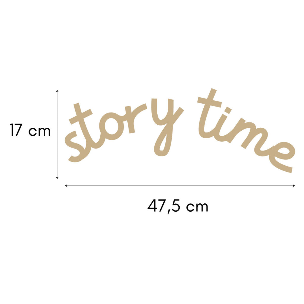 Scritta Story Time in Legno - Più Font Disponibili - Decochic