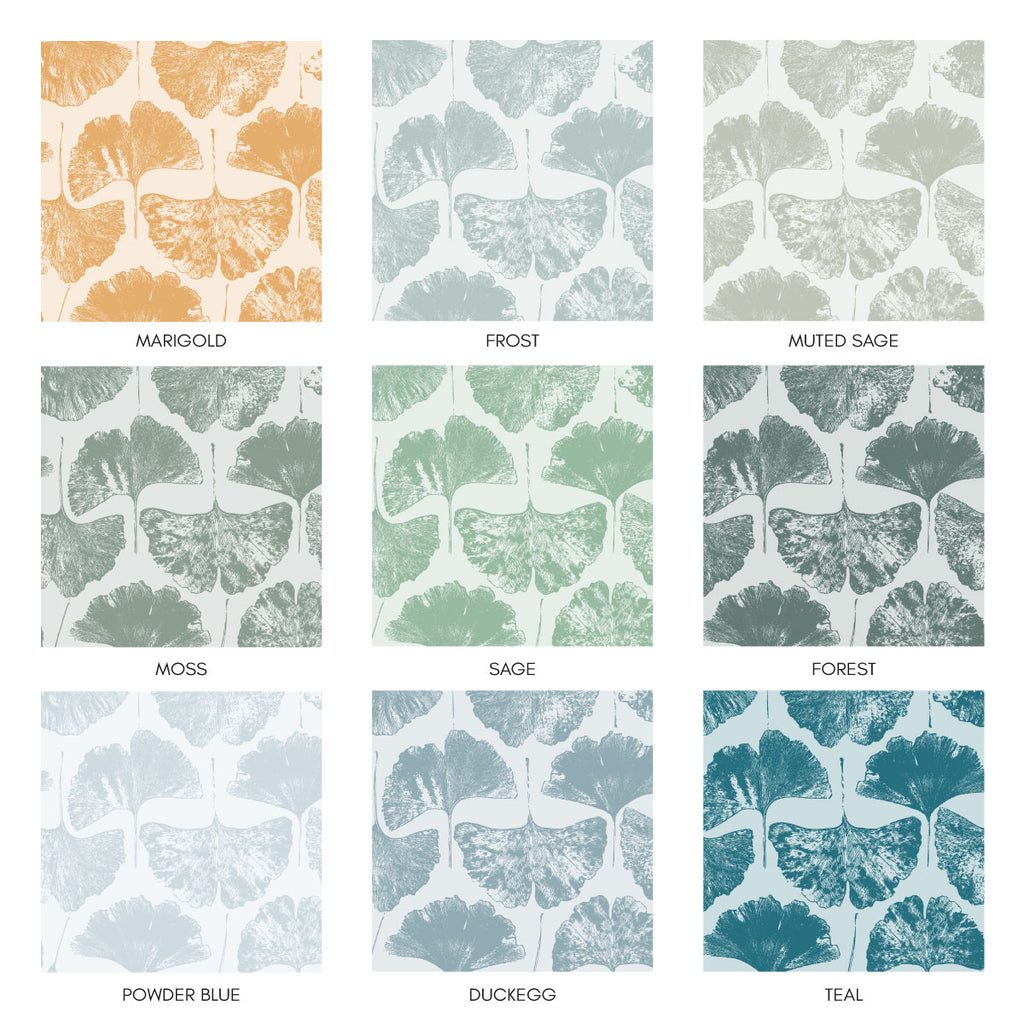 Carta Adesiva Gingko Leaf - Più Colori Disponibili - Decochic