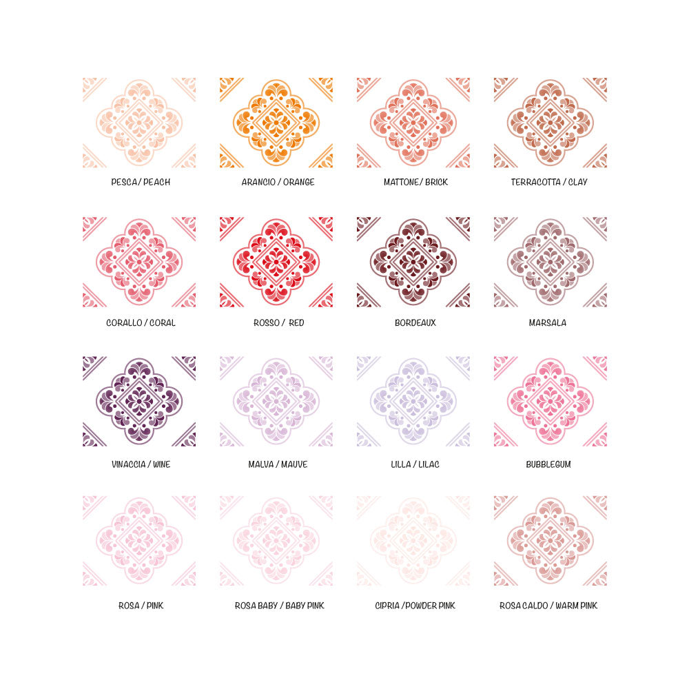Piastrelle Rettangolari Adesive Casablanca-Confezione 10 Adesivi-Più Colori e Misure Disponibili - Decochic