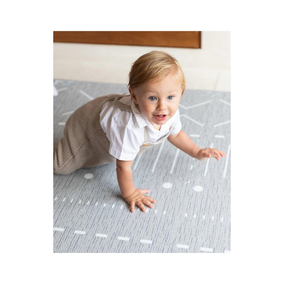 Toddlekind Tappeto Puzzle Bimbo Berber Grigio – Decochic