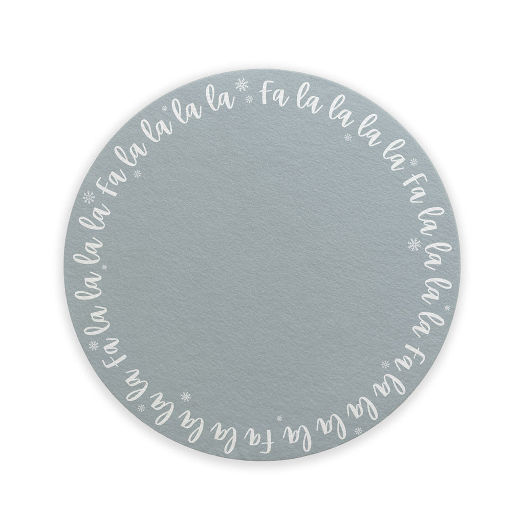 Tappeto Sotto Albero Di Natale Fa la la la - Più Colori Disponibili - Decochic