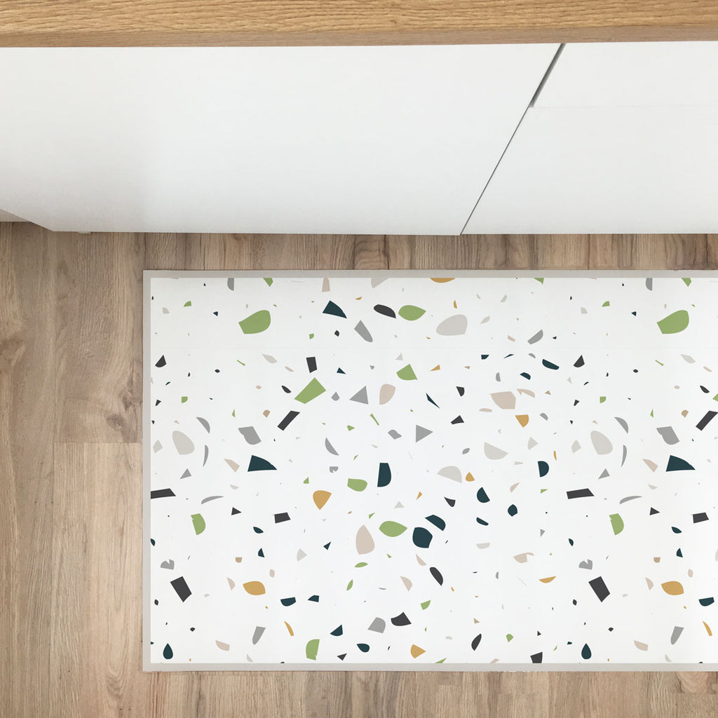 Tappeto in Vinile 48x198 Terrazzo - Decochic