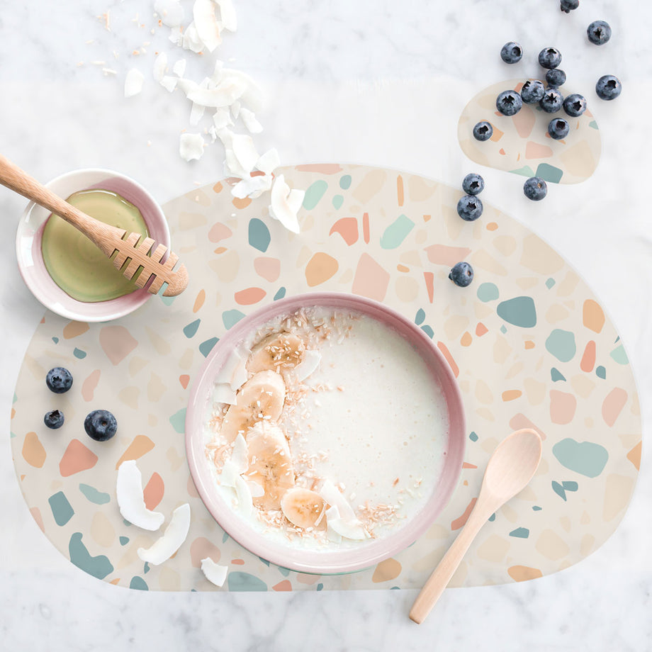 TOVAGLIETTA Americana Cartapaglia Giallo Sottopiatto Fiore Stuoina