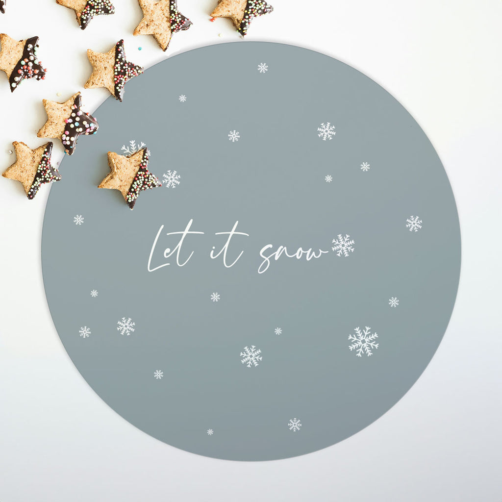 Tovaglietta Colazione Let it Snow - Più Colori Disponibili - Decochic