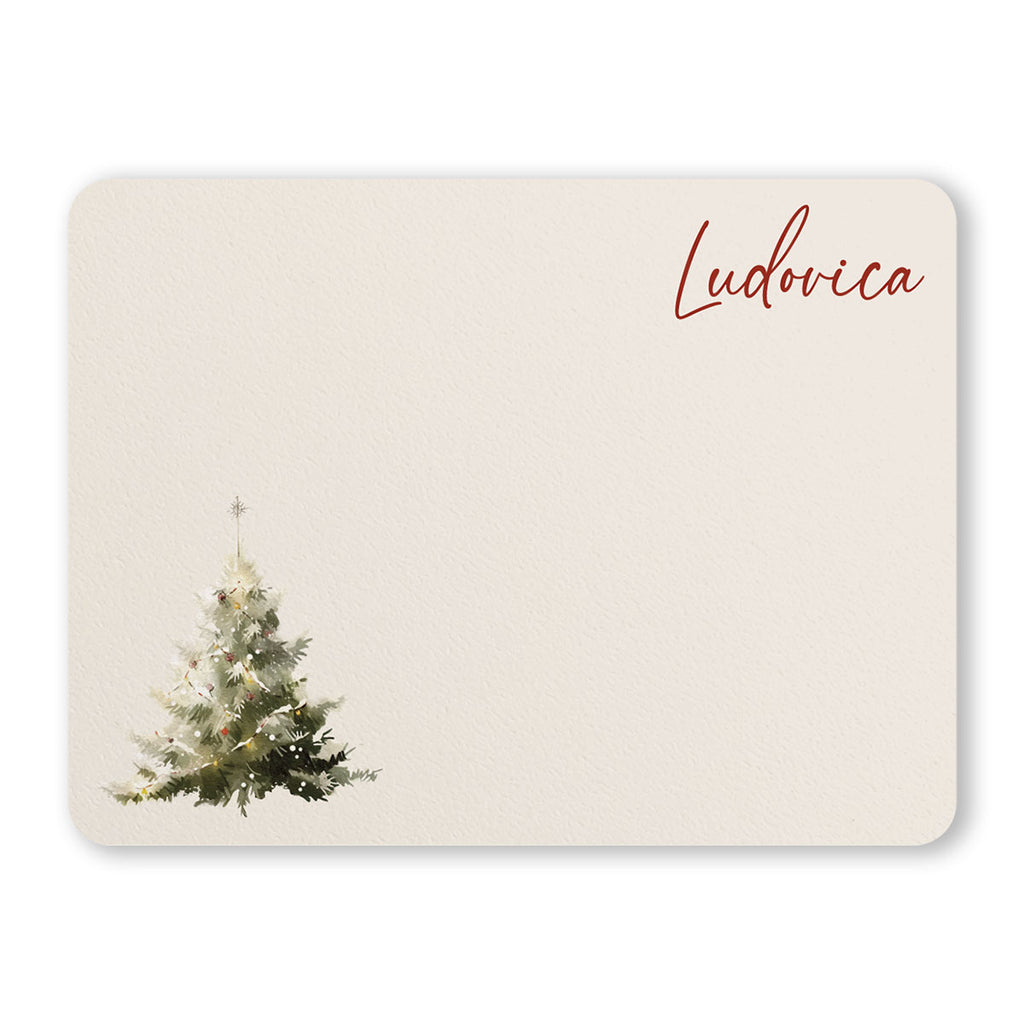 Tovaglietta Natale Scandi con Nome - Più Disegni Disponibili - Decochic