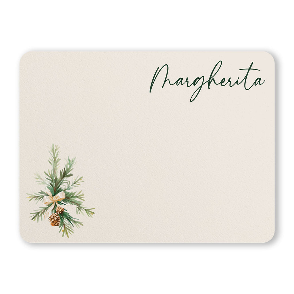 Tovaglietta Natale Scandi con Nome - Più Disegni Disponibili - Decochic