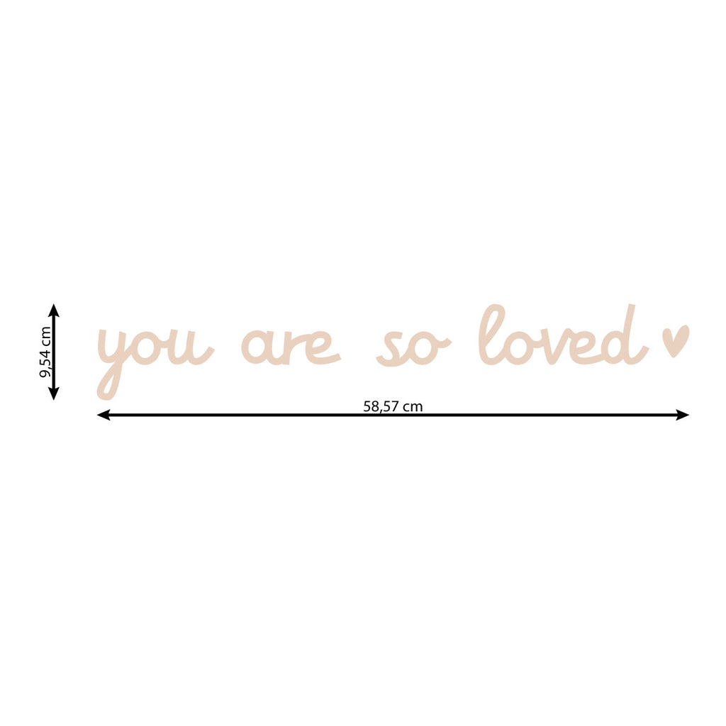 Scritta in Legno You Are So Loved - Decochic