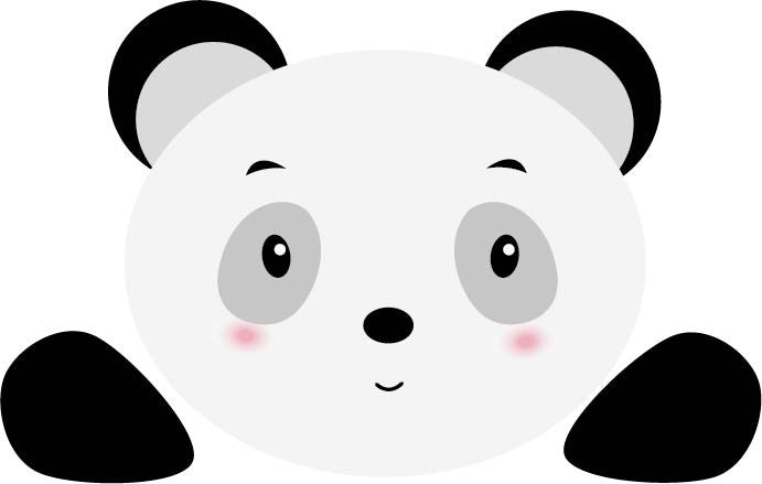 Sticker Adesivo Panda - Decochic