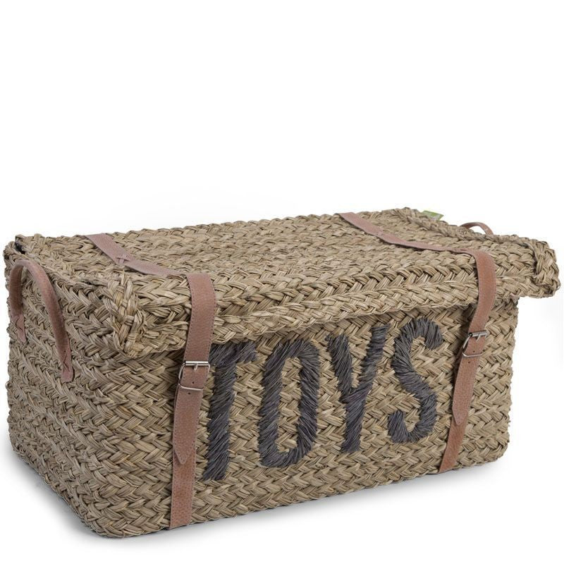 Set 2 Cesti Portagiochi in Rattan - Decochic