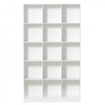 Libreria / scaffale a cubi 3x1 bianco