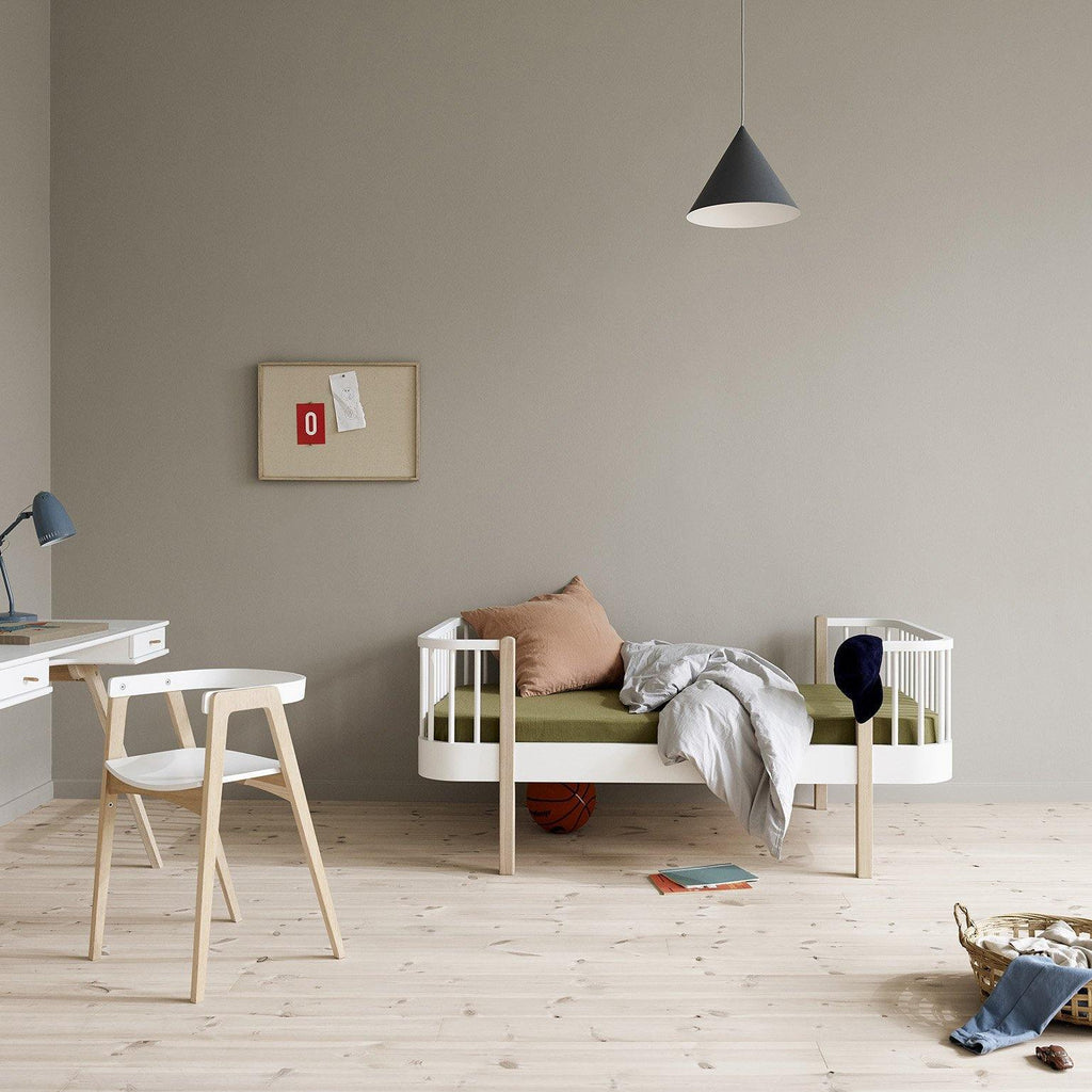 Letto Bimbi Junior Wood 90x160 cm Oliver Furniture- 2 Colori Disponibili - Decochic