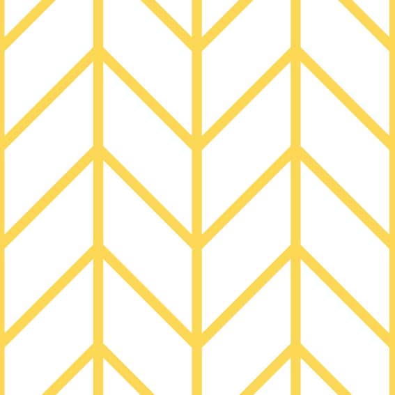 60x67,5 cm Vinile Frecce geometriche Fondo bianco Giallo - Decochic