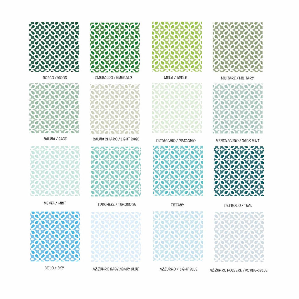Mattonelle Adesive da Pavimenti Mosaico-Confezione 10 Adesivi-Più Colori e Misure Disponibili - Decochic