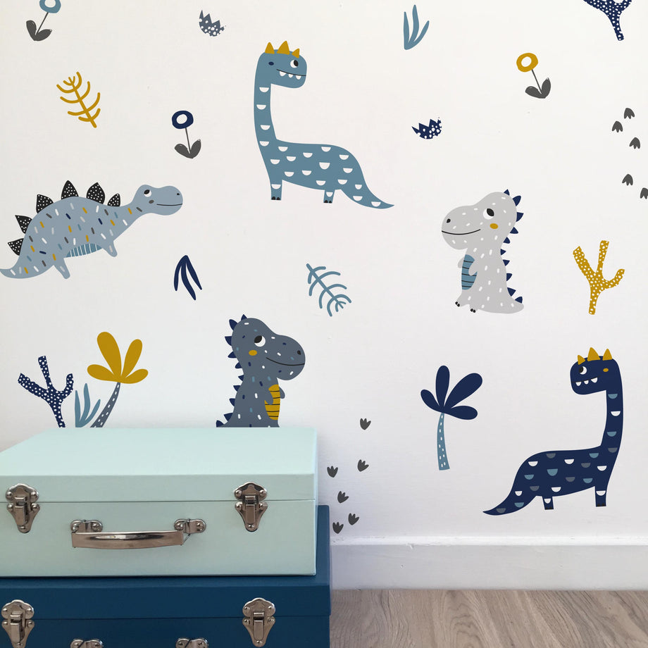 Adesivi murali per bambini Dinosauri 100x200cm Adesivi murali per bambini Dinosauri 100x200cm