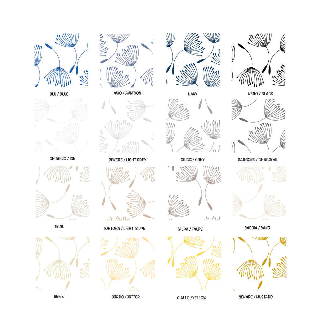 Pellicola Autoadesiva Dandelions- Più Colori Disponibili - Decochic