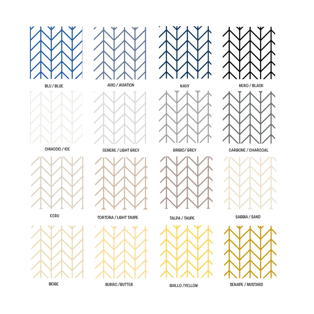 Carta Adesiva Frecce Geometriche Fondo Bianco - Più Colori Disponibili - Decochic