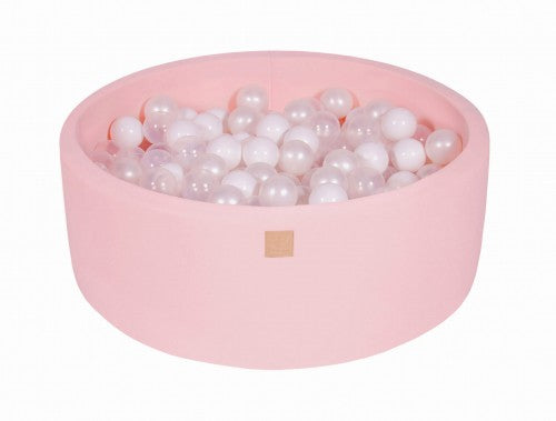 Piscina Quadrata con Palline rosa, grigio e bianco MeowBaby – Decochic