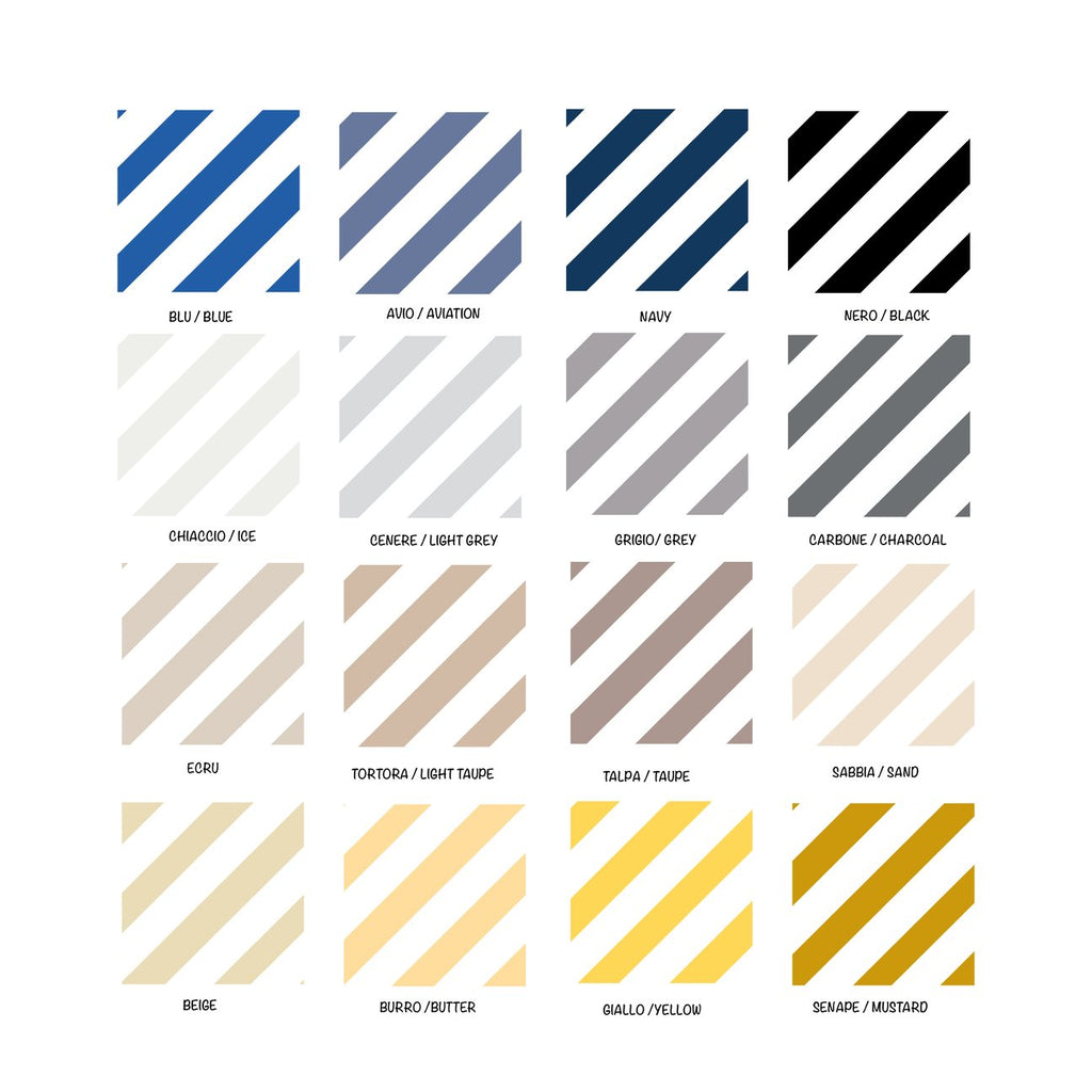 Tovagliette Sottopiatti Righe Oblique-Più Colori Disponibili - Decochic