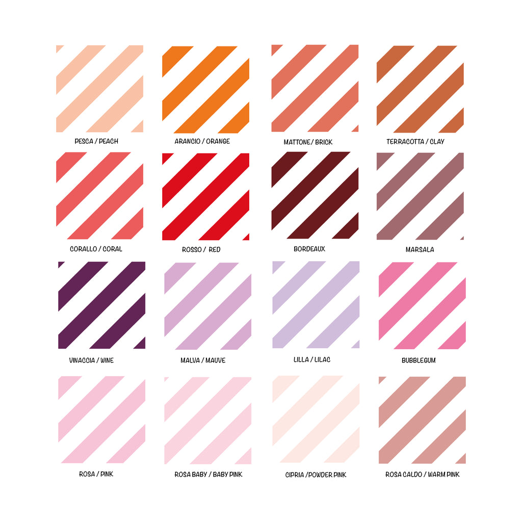 Pellicola Autoadesiva Righe Oblique- Più Colori Disponibili - Decochic