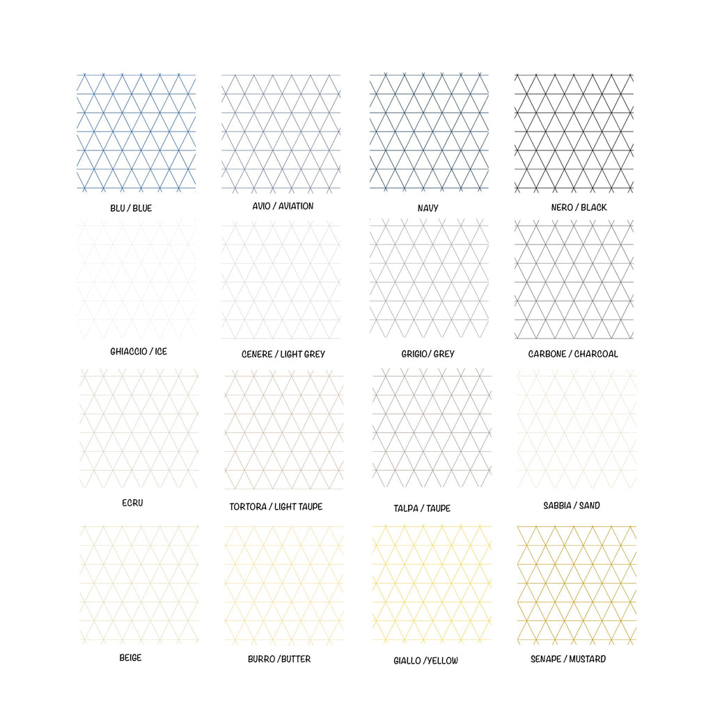 Carta Adesiva Triangoli Fondo Bianco- Più Colori Disponibili - Decochic
