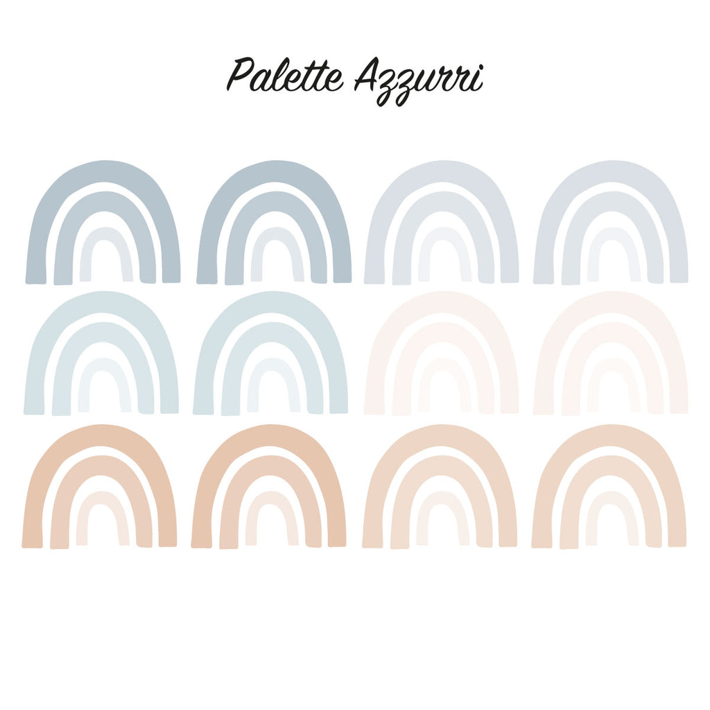 Adesivi da Parete Arcobaleni - Più Varianti di Colore Disponibili - Decochic