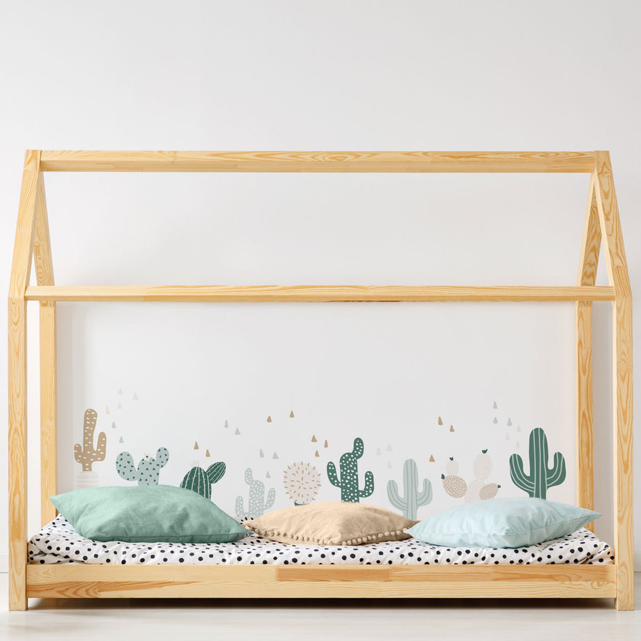 Kiwistar Adesivo Murale A Forma Di Croce - 6 Taglie Disponibili - Wall Sticker Verde 40x40 Cm, Rimovibile