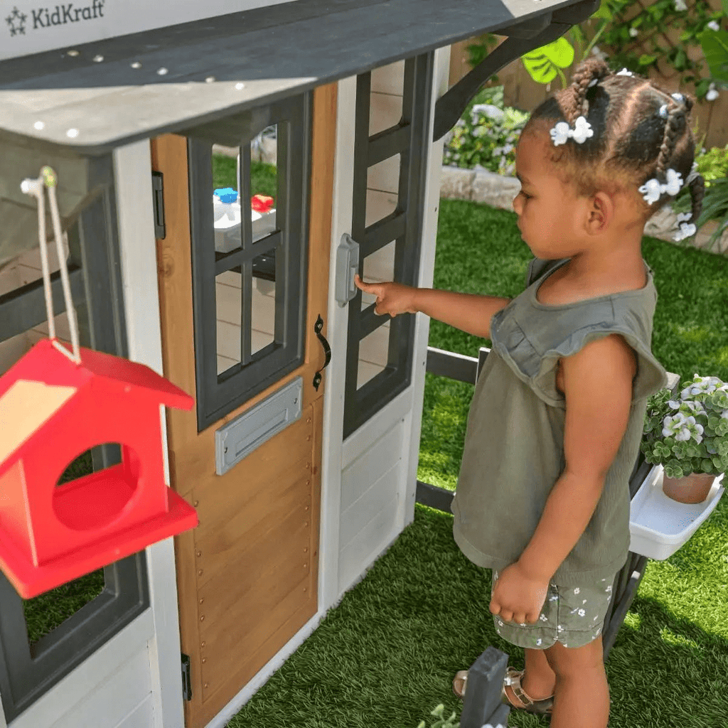 Casetta Giardino Bimbi Lakeside Bianco Kidkraft - Decochic