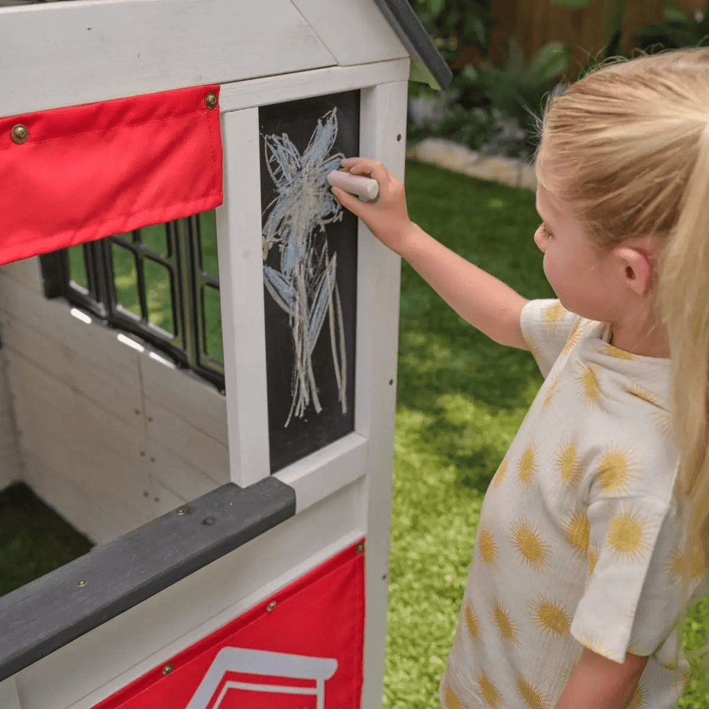 Casetta Giardino Bimbi Lakeside Bianco Kidkraft - Decochic
