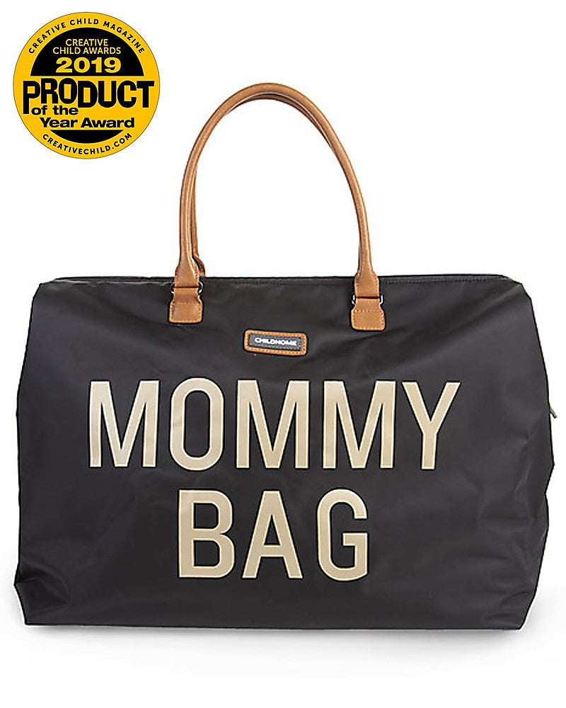 Borsa Fasciatoio Mommy Bag Nero e Oro Childhome - Decochic