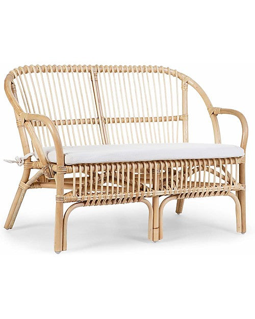 Panca in Rattan Montana con Cuscino Childhome - Decochic