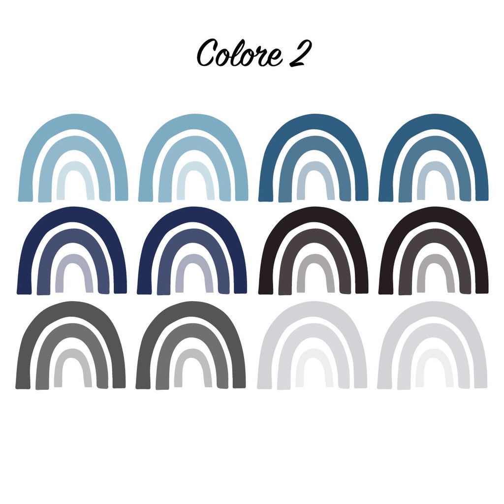 Adesivi da Parete Arcobaleni - Più Varianti di Colore Disponibili - Decochic