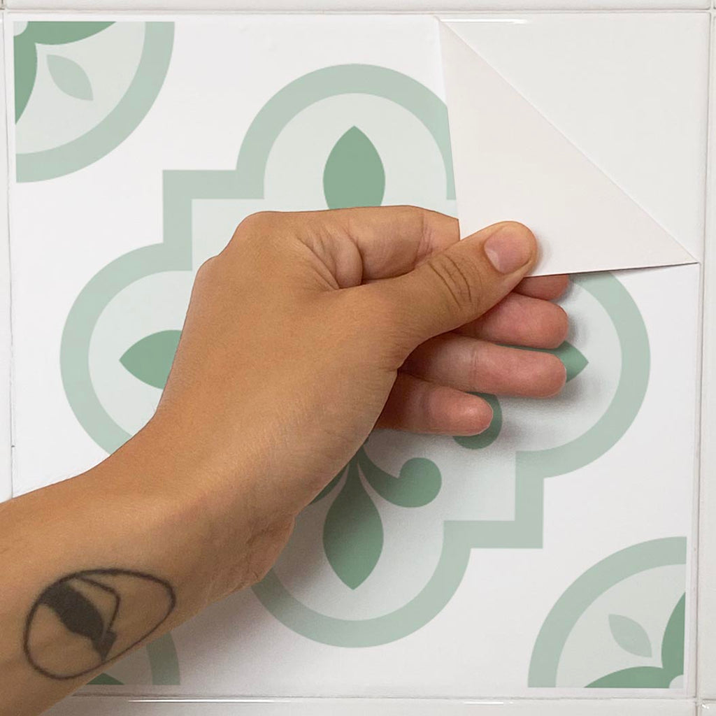 Adesivi per Piastrelle Siviglia-Confezione 10 Adesivi-Più Colori e Misure Disponibili - Decochic
