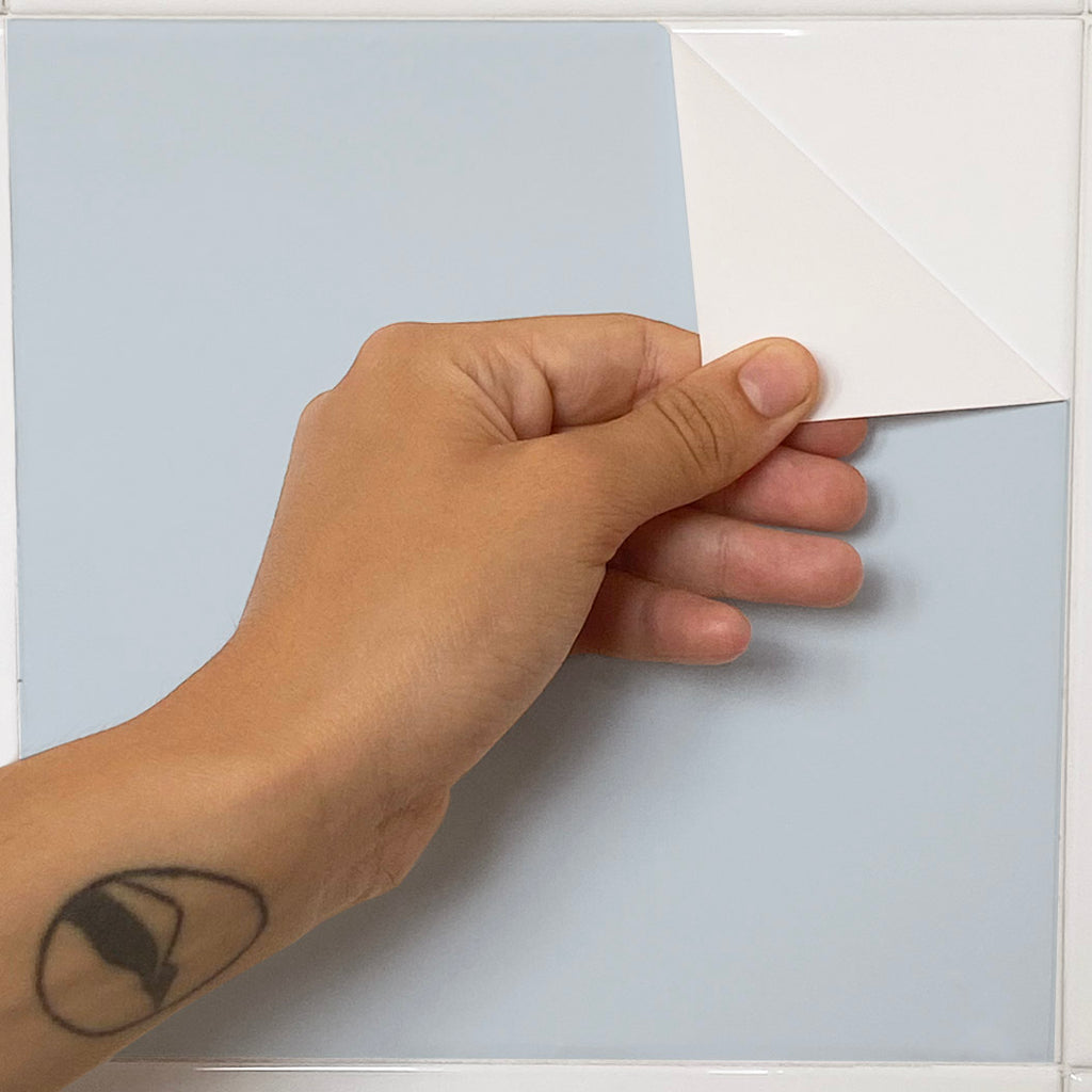 Adesivi per Piastrelle Tinta Unita-Confezione 10 Adesivi-Più Colori e Misure Disponibili - Decochic