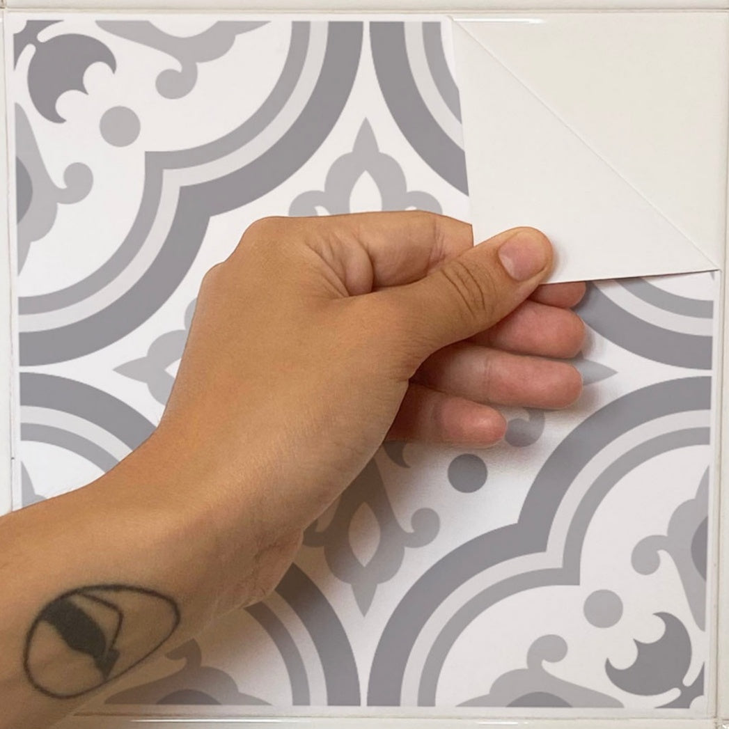 Adesivi per Piastrelle Lisbona-Confezione 10 Adesivi-Più Colori e Misu –  Decochic