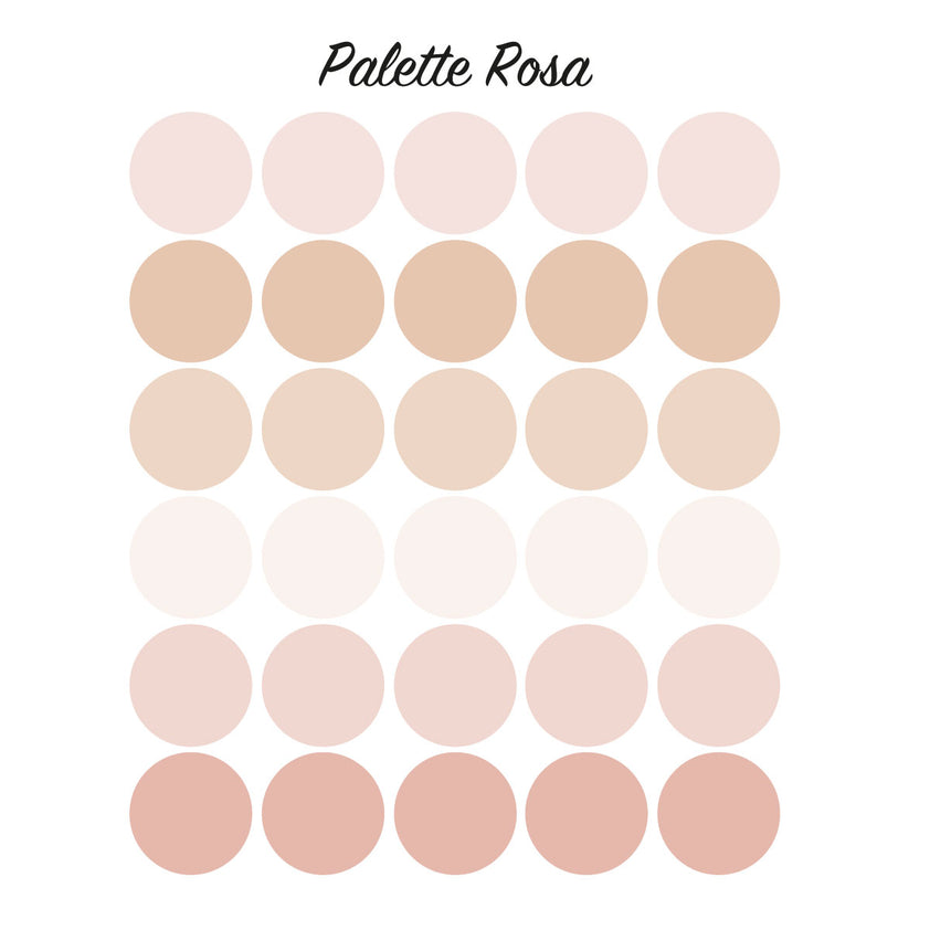 Adesivi Tondi Colorati-Più Varianti di Colore Disponibili – Decochic