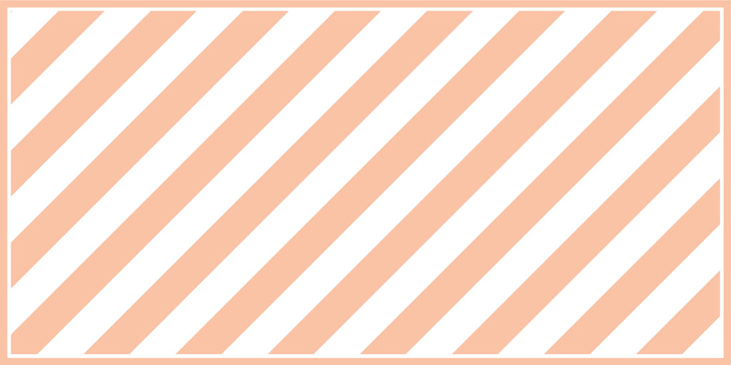 Tappeto in Vinile Righe Oblique- Più Colori Disponibili - Decochic